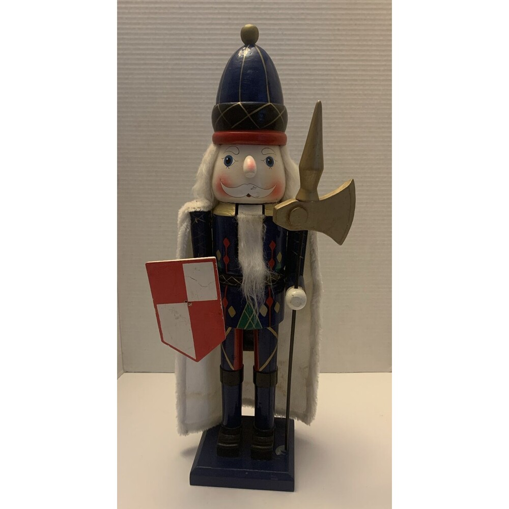 VINTAGE KINGSBRIDGE Hand Painted Deluxe Euro Style Wooden Nutcracker 20"